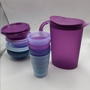 New Tupperware Kids Set Blue and Purple